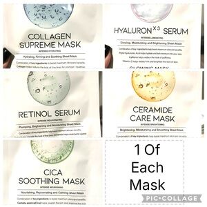 VEGAN FACE MASKS / RETINOL / HYALURON / COLLAGEN / CERAMIDE / CICA / OOTD